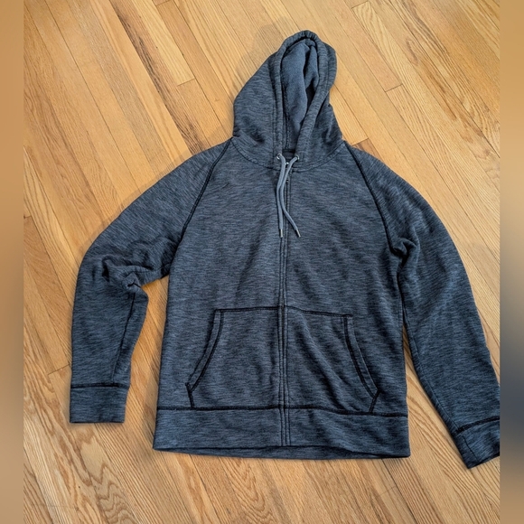 GAP Men's Dark Gray Zip-Up Hoodie - Picture 1 of 5